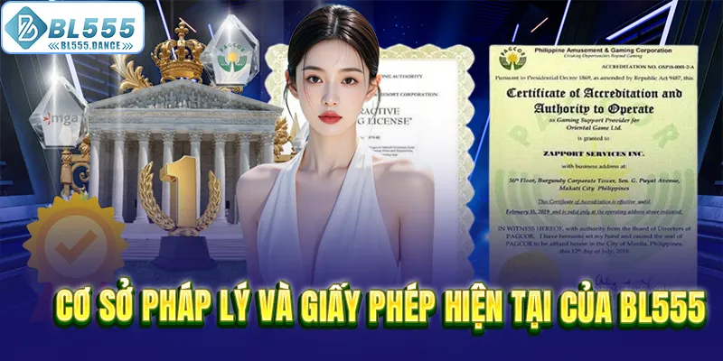 Cơ sở pháp lý và giấy phép hiện tại của BL555