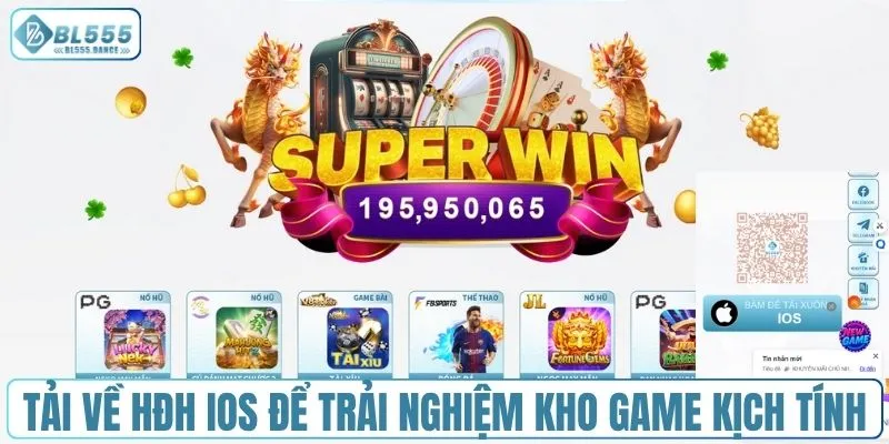 Tải về HĐH IOS để trải nghiệm kho game kịch tính