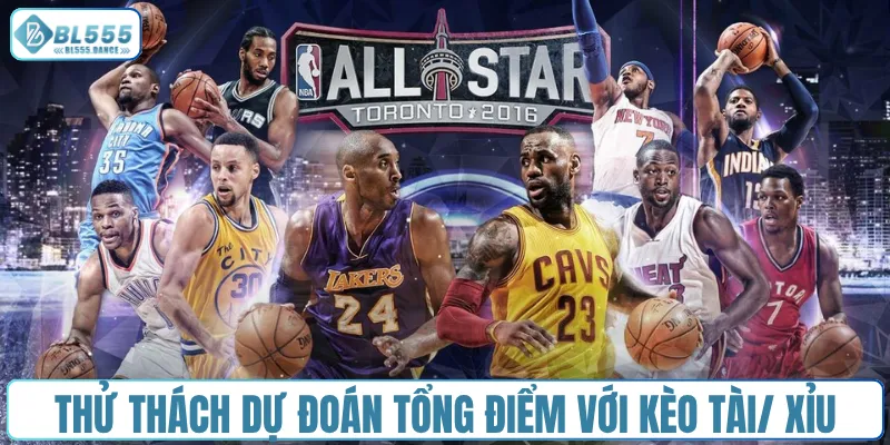 Thử thách dự đoán tổng điểm với kèo Tài/Xỉu