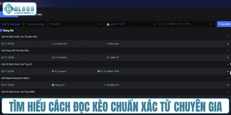 Tìm hiểu cách đọc kèo chuẩn xác từ chuyên gia